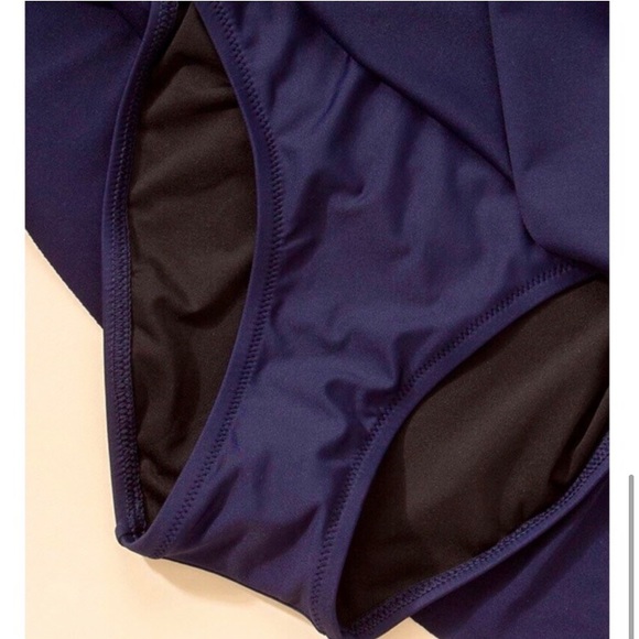 LAST ONE: Navy ultimate modest women’s halter swim dress bathing suit - Picture 8 of 8